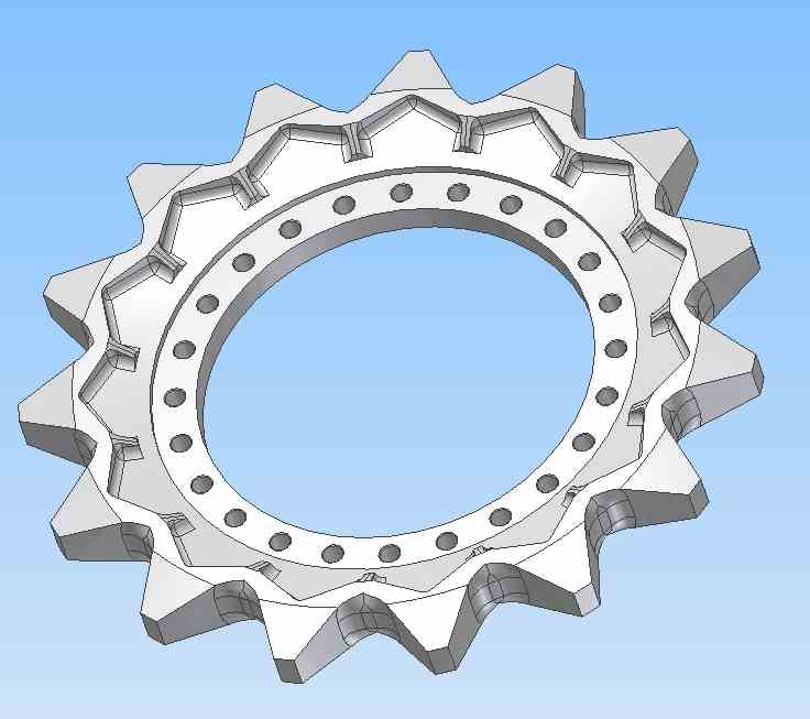Колесо ведущее трактора МЛ-119А