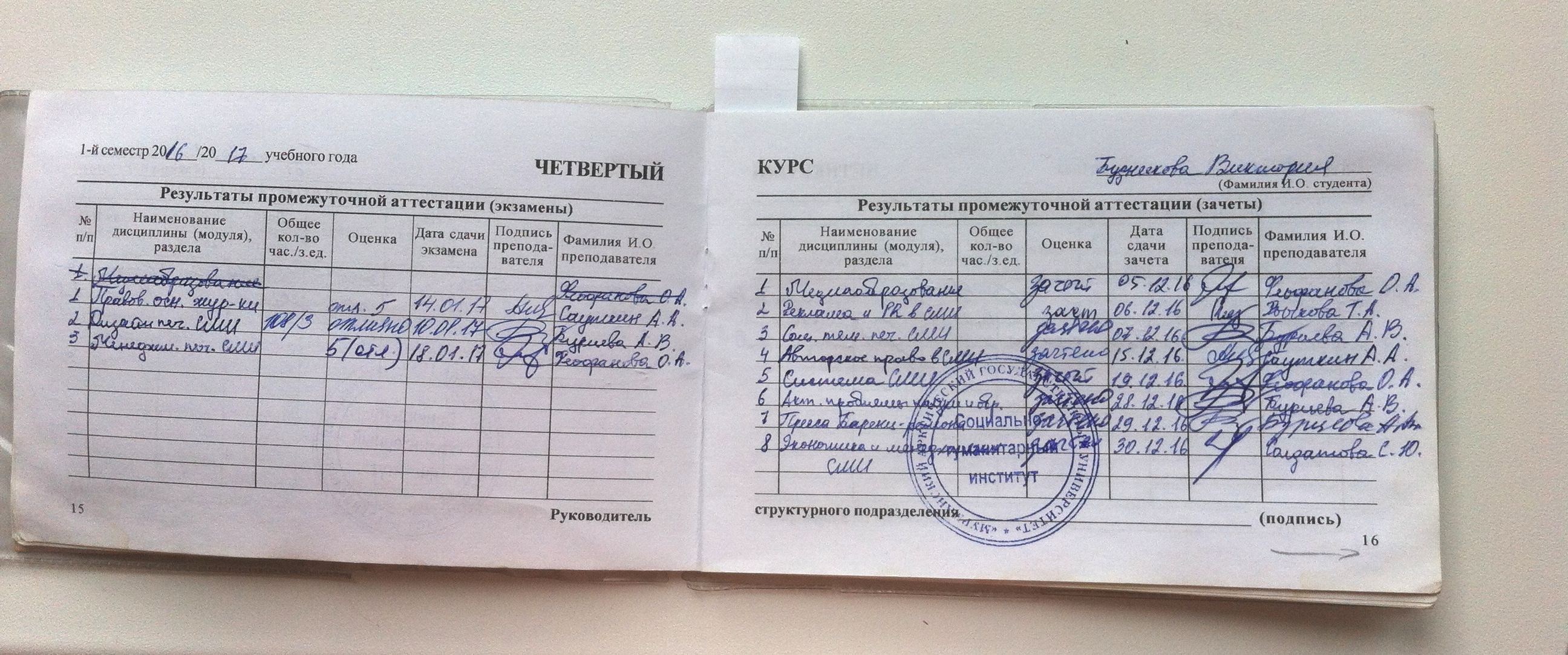 Учусь на втором курсе. Второй семестр учебы. Скан зачетки за последние 3 года. Экзамены в колледже зачетная книжка. Зачетка 1 курс 1 семестр.